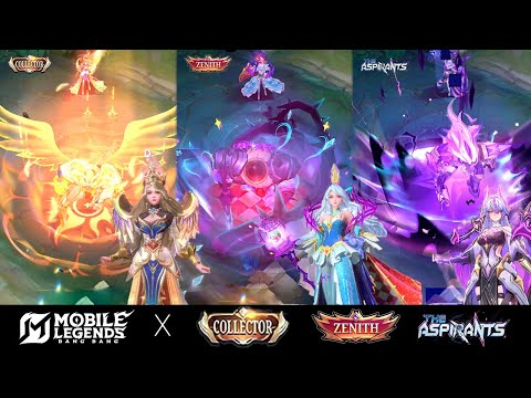 Видео: 3 эффекта скина Вексаны: Mobile Legends (Аспирант, Коллекционер, Зенит)