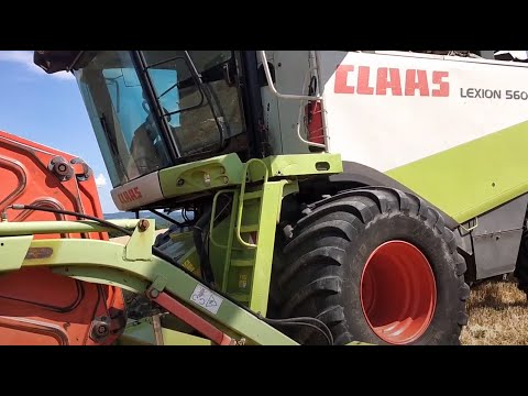 Видео: комбайн клас лексіон 560  частина 2
