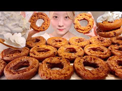 Видео: ASMR Пончик "Старомодный" со вкусом "Country Ma'am【русские субтитры】【Mukbang/ Eating Sounds】