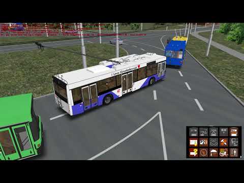 Видео: ОМСИ 2 Project Novoborbuisk На троллейбусе МАЗ 203-Этон по маршртуту 33