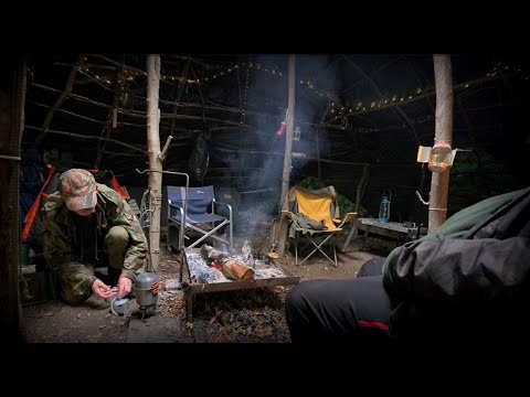 Видео: Вигвам в лесу