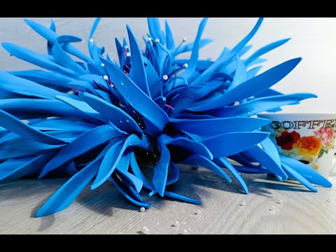 Видео: DIY/МК Волошка для фотозони. РОСТОВІ КВІТИ. CENTAUREA. CORNFLOWER.