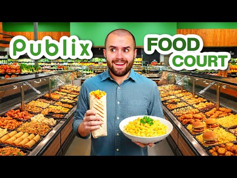 Видео: Я пошел в гигантский Publix, где есть ФУД-КОРТ