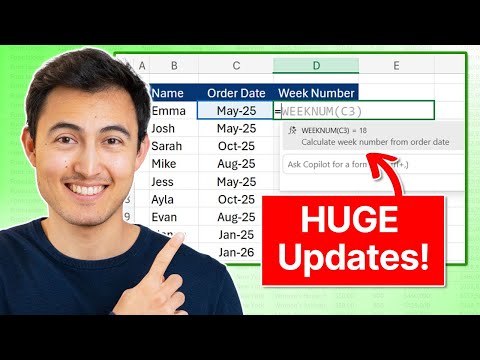 Видео: 8 потрясающих НОВЫХ функций Excel 2026 года | Знаете ли вы о них?