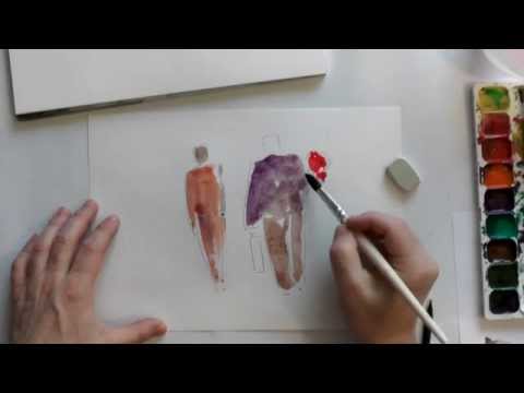 Видео: Рисуем фигуру человека.  Фильм 1.