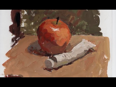 Видео: Эфир Гуашь Натюрморт