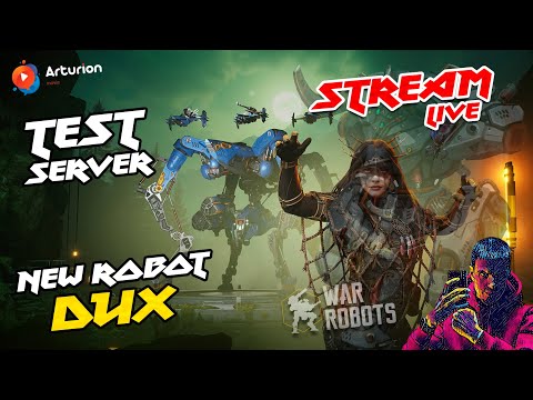 Видео: 🔥 NEW robot DUX на TEST SERVER | NEW Пушки, Дрон, Корабль и тп... | War Robots ARTURiON