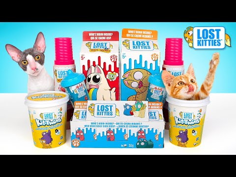 Видео: Большой набор Lost Kitties l Откроем все серии прямо сейчас!