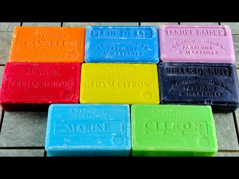 Видео: ASMR cutting dry soap. Soap carving. Satisfying video. No talking. Резка сухого мыла