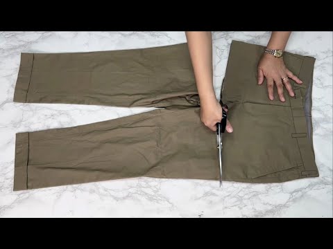 Видео: [DIY] Не выбрасывайте неиспользованные брюки в мусор.