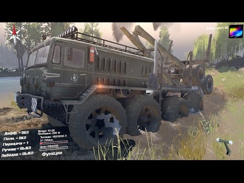 Видео: SpinTires. Мод МАЗ-535 доработанный. (Ссылка в описании)