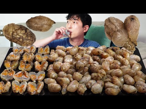Видео: Плиссированная морская сквирта!! Лучшая текстура MUKBANG REALSOUND ASMR EATINGSHOW