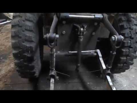 Видео: гидравлика на мини трактор