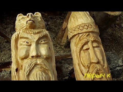 Видео: Столбы с резьбой.