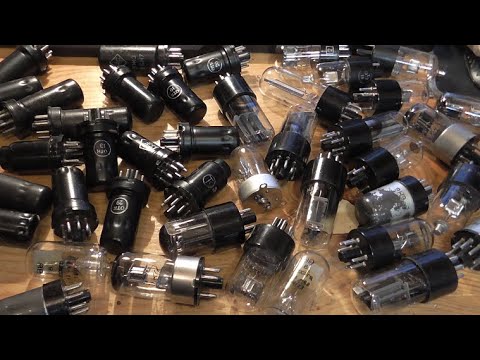 Видео: Разные старые и необычные радиолампы.