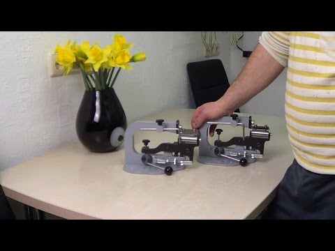 Видео: Машинка для спуска края кожи