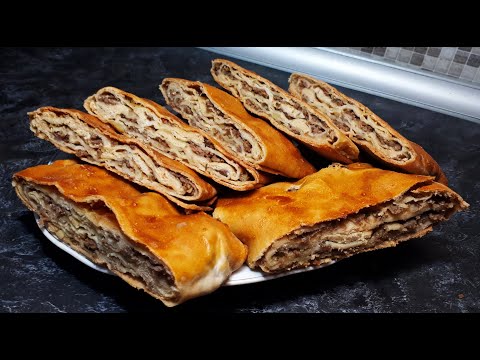 Видео: СЛОЙКИ НА КЕФИРЕ С МЯСОМ 300 г МЯСА и ТЕСТО ВКУСНЕЕ СЛОЙКИ НЕ СУЩЕСТВУЕТ | AMAZING TASTY  RECIPE