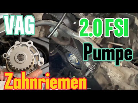 Видео: 2.0 FSI замена ремня ГРМ и помпы