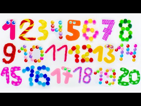 Видео: Учим Числа от 1 до 20.