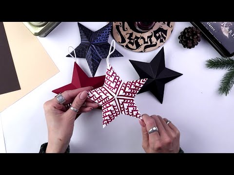 Видео: Объёмные звезды из бумаги: урок оригами и каллиграфии