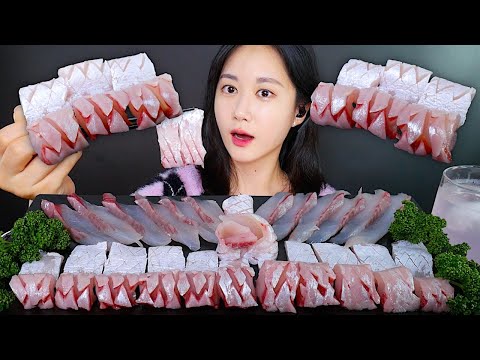 Видео: ASMR MUKBANG | Мое Любимое Сашими Из Кефали🐟💕 Сырая Рыба | eating