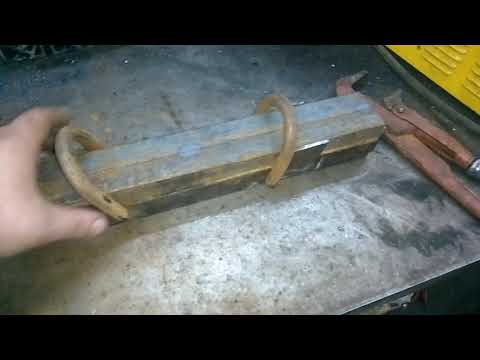 Видео: Изготовление траков на самодельную гусеницу.