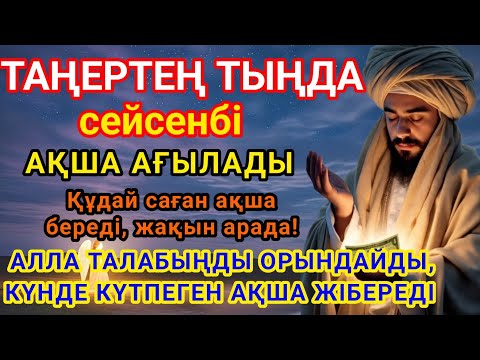 Видео: 👍💯КҮНДІҢ ЕҢ ҚҰДІРЕТТІ ДҰҒАСЫ!, Барлық тілектер орындалады! БАЙЛЫҚ, ТАБЫС ЖӘНЕ БАҚЫТ. ҚҰДАЙ ҚАЛАСА