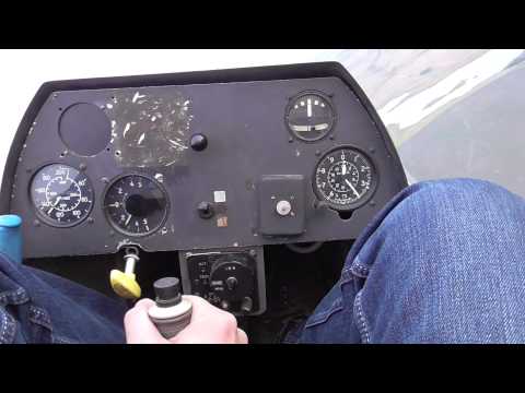 Видео: Полет на планере SZD-50 Puchacz. Пилотаж. Взлет с лебедки. Посадка с интерцепторами.