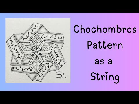 Видео: Узор Cochombros в виде строки