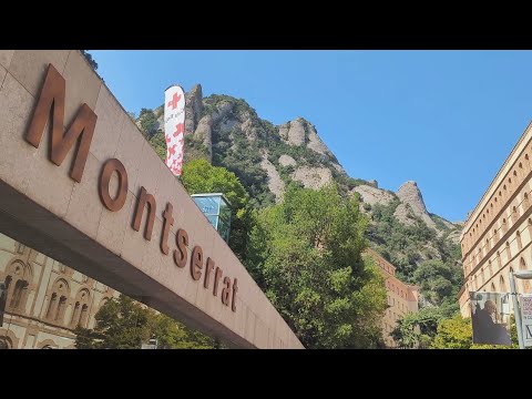 Видео: Монсеррат -  Монастырь Святой девы Марии .  Montserrat -  Monasterio de Santa María de Montserrat.