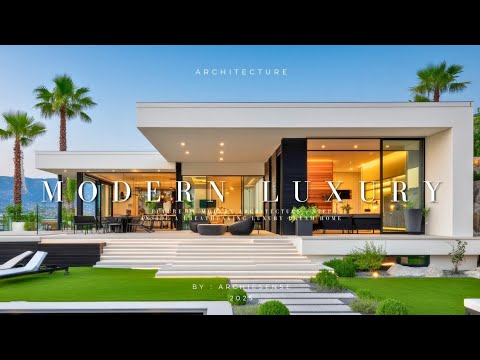 Видео: Экскурсия по самым современным роскошным домам | Архитектурный шедевр инноваций и стиля