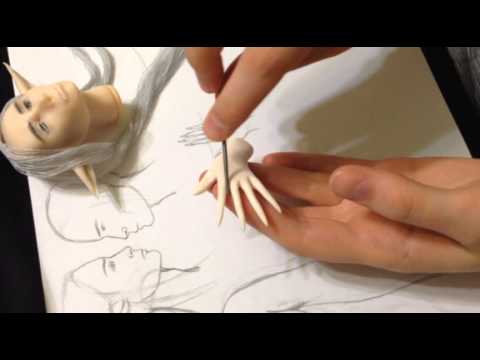 Видео: Мастер-класс: лепка рук для куклы из пластики