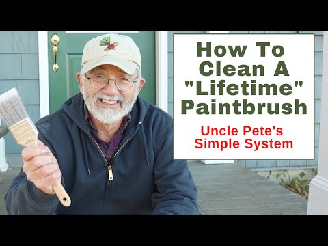Видео: Как очистить кисть, которой хватит на всю жизнь
