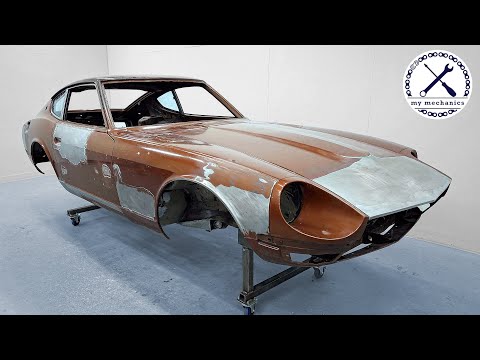 Видео: Реставрация и отделка кузова Datsun 240Z (часть 3)