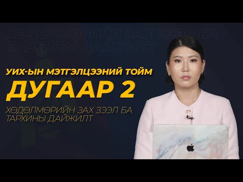 Видео: ХӨДӨЛМӨРИЙН ЗАХ ЗЭЭЛ БА ЗАЛУУСЫН ДАЙЖИЛТ | МЭТГЭЛЦЭЭН 2024 ТОЙМ