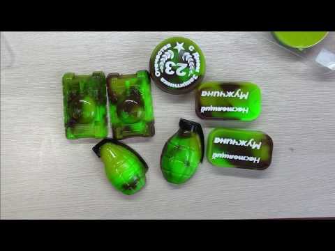 Видео: Мыловарение•Мыло к 23му февраля•Когда мыла нужно сделать много))