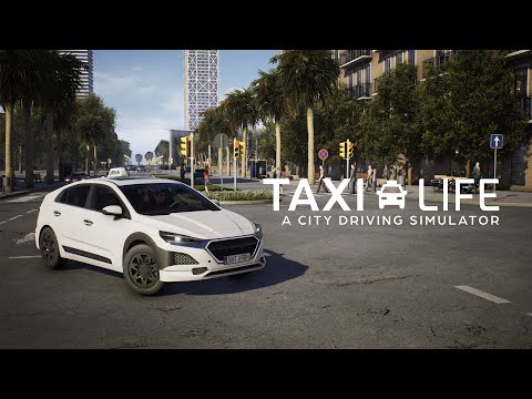 Видео: Taxi Life A City Driving Simulator#1 | Смотрим Барселону|