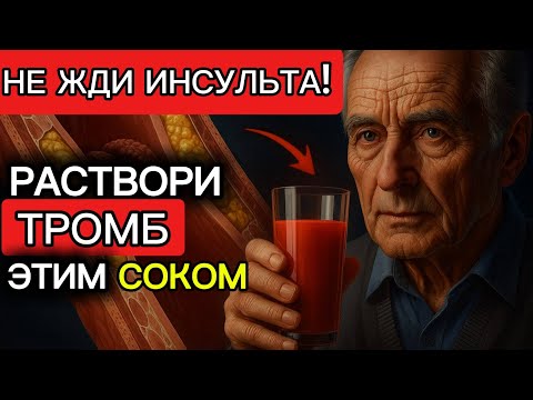 Видео: Главный ВРАГ Тромбов НАЙДЕН! 1 стакан этого красного сока, и кровь станет жидкой как родниковая вода