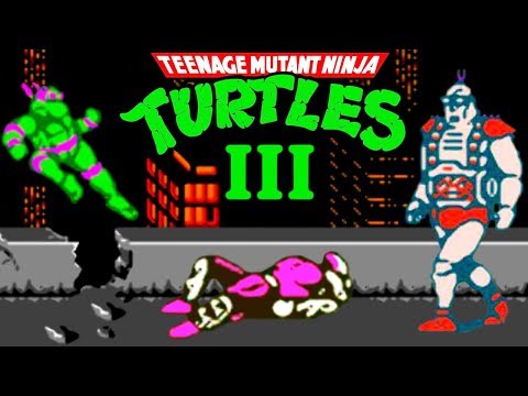 Видео: Teenage Mutant Ninja Turtles 3 (Черепашки Ниндзя 3) прохождение (NES, Famicom, Dendy)