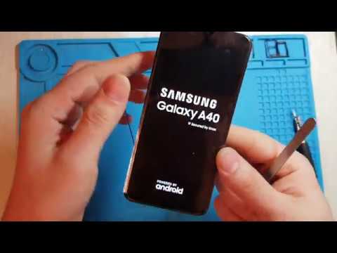 Видео: Samsung A40 разборка/замена дисплея/Samsung A40 replacement display