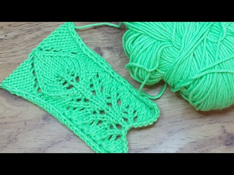 Видео: Очень красивый ажур спицами* Мастеркласс*