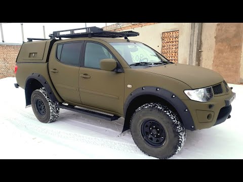 Видео: Mitsubishi L200 в защитном покрытии RAPTOR, полное преображение.