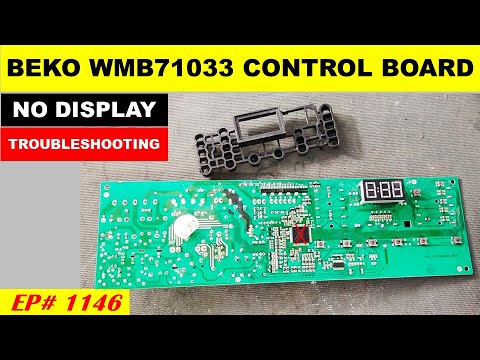Видео: {1146} Устранение неисправностей платы управления стиральной машины Beko