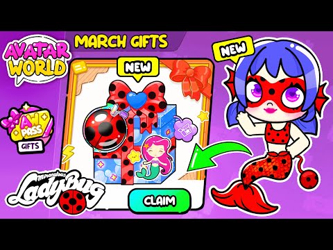 Видео: Леди Баг Удочерила Русалку в Аватар Ворлд | Lady Bug Avatar World | Грустная История в Тока Бока