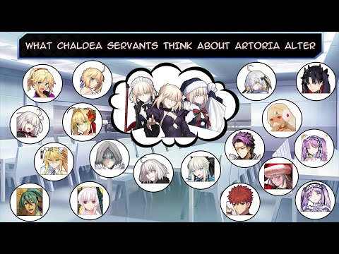 Видео: Что Слуги Халдеи думают об Артурии Альтер