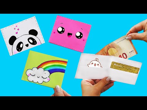 Видео: 3 DIY Милый КОШЕЛЕК ИЗ БУМАГИ за 5 минут ИЗ 1 ЛИСТА БУМАГИ!