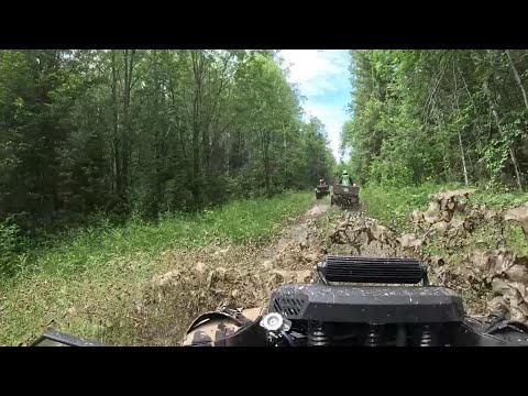 Видео: В поисках избы на квадроциклах. День второй путь домой весенним маршрутом.