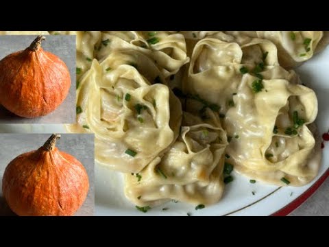 Видео: «Сочные манты с ароматной свежей тыквой, которые легко приготовить даже в Германии». 
