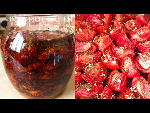 Видео: Համեմունքով չորացրած լոլիկներ։Сушеные помидоры со специями.#Вяленые #помидоры.#помидоры#լոլիկ