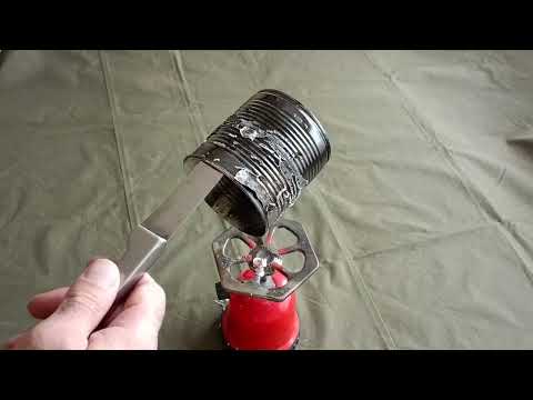 Видео: Манджи от консерви. Утилизиране на метални консерви/Canned food. Disposal of metal cans.